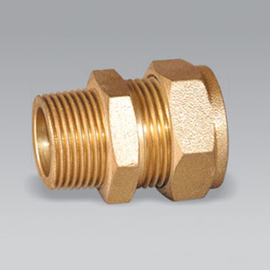 LK-643 黃銅外螺紋卡套接頭