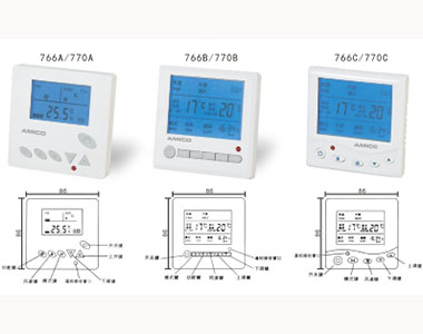 766A_766B_766C 770A_770B_770C 空調用_采暖用液晶溫控器