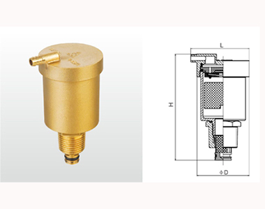 728 B725X-16T 黃銅自動排氣閥(過濾型)