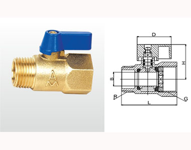 297 Q31F-16T 一體式黃銅球閥