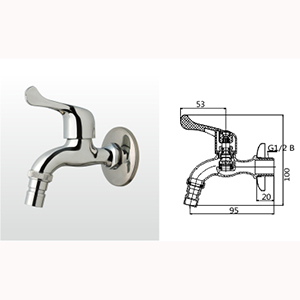 531 151CP3TF 黃銅洗衣機(jī)水嘴